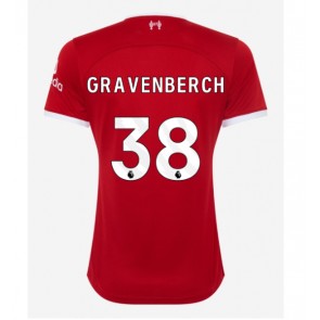 Liverpool Ryan Gravenberch #38 Domaci Dres za Ženska 2023-24 Kratak Rukavima